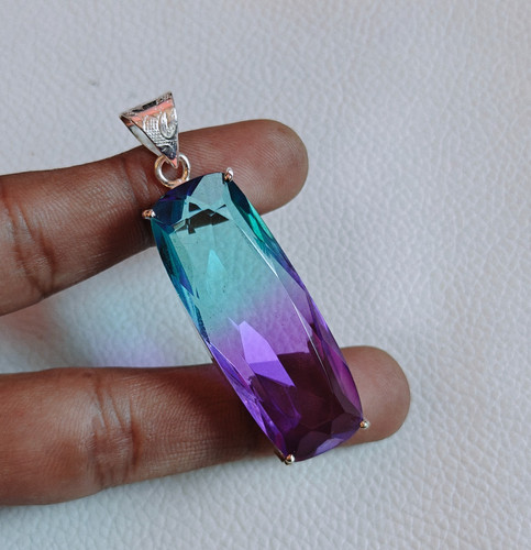 Pendentif naturel multi quartz