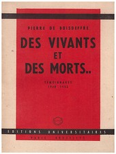 BOISDEFFRE Pierre de - DES