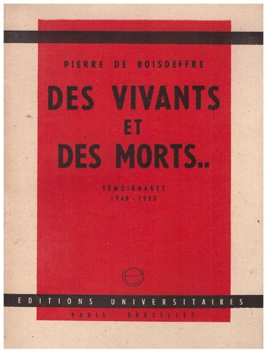 Boisdeffre pierre des - boisdeffre,