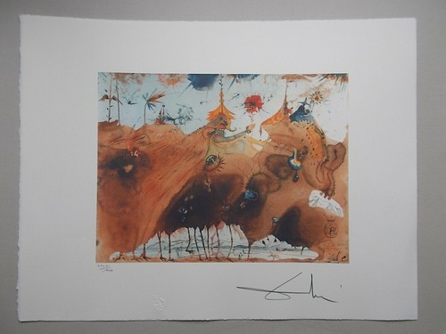 Lithographie salvador dali - lithographie,,
