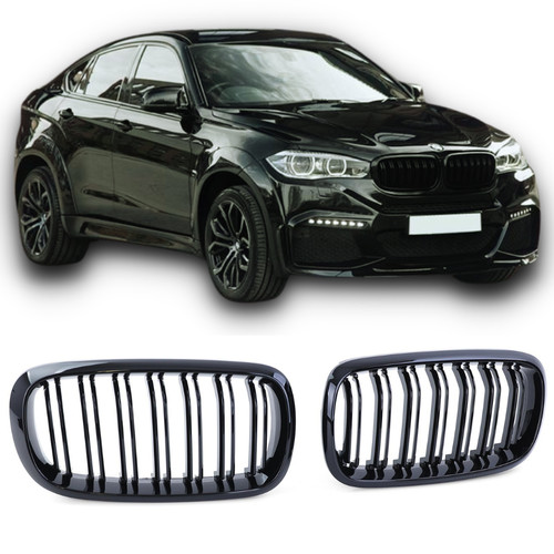 Calandre noir brillant pour - noir,