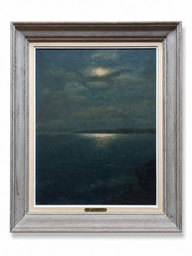 Tableau ancien clair - de, lune