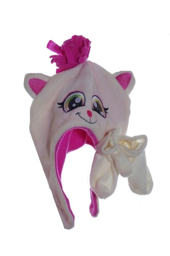 Girls pink infant cap warm - pink,