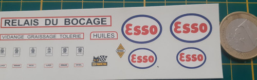 Decals decalcomanie déco - decals, esso
