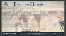 Tottenham Hotspur vs Manchester United TICKET 1998 2-2 Campbell Solskjaer buts