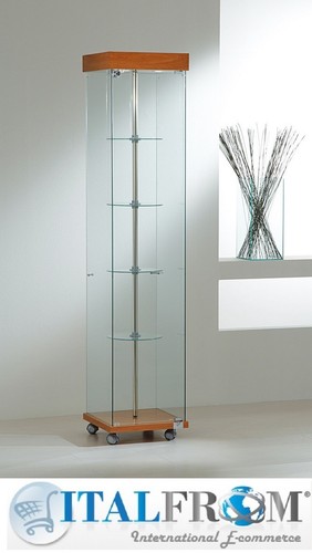 Vitrine avec rotation des - avec,