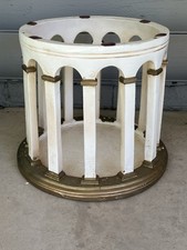 Vintage Colonnade Table Base Pot italian regency 1960's hollywood neo classical 
