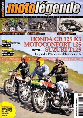Moto legende 204 rene gillet - moto,