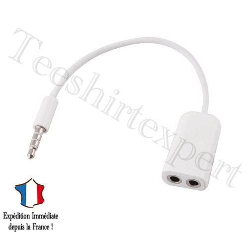 Adaptateur cable audio jack - adaptateur,