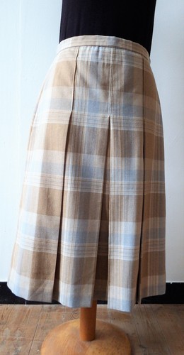 Jupe vintage écossaise ton