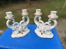 2 BOUGEOIRS STYLE ART DECO