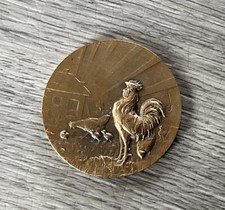 Medaille ancienne «  Coq Et