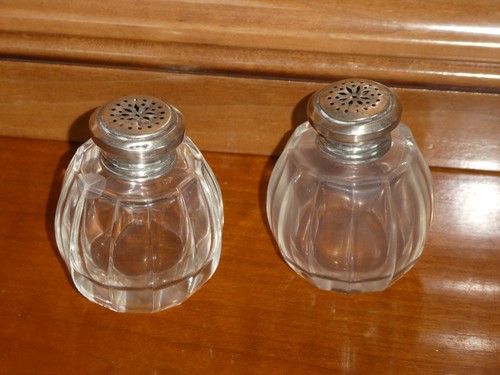Paire salières cristal - paire,