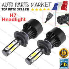 2x H7 LED Phare de Voiture Ampoule Headlight 260W 30000LM 6000K Xénon Blanc 