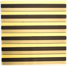 Mosaïque aluminium alu noir