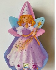 Puzzle Djeco Silhouette « La fée et la Licorne » 36 pièces, dès 4 ans TBE