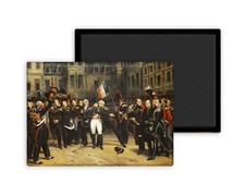 Adieux de Napoleon à la Garde impériale-Montfort Antoine-Magnet Frigo 54x78mm