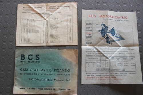 Motoculteur bcs 246 1954 - 246,