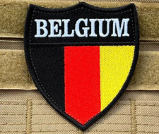 Belgique drapeau top (crochet