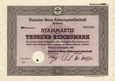 Daimler Benz Stuttgart 1940 Mercedes Chrysler Jeep Smart 1000 RM Automotive Stock