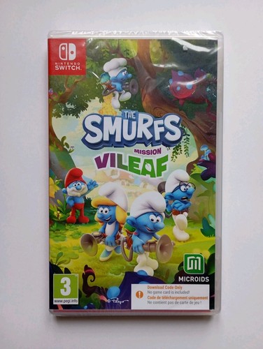 Jeu switch schtroumpfs - -,