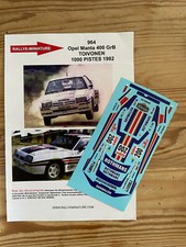 DECALS 1/43 OPEL MANTA