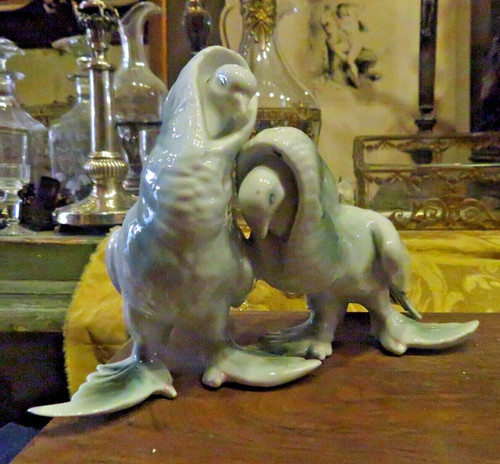 Ancienne statue porcelaine - statue,