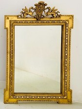 miroir en stuc à coquille