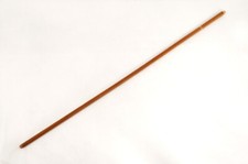 19th Century Solid Gold Thomassin Eagle Head Wooden Dandy Rod