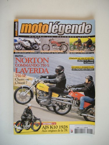 Moto legende 218 - legende, norton