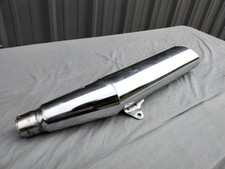 1983-86 Honda V65 Magna Chrome Right Exhaust Muffler Pipe Solid! VF1100C VF 1100