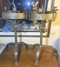 Paire De Chandeliers À 3