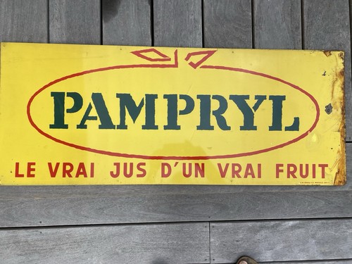 Pampryl plaque émaillée - pampryl,