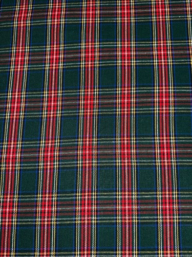 Tissu ancien tartan laine - de,