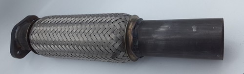 Tube flexible avec - tube, bride