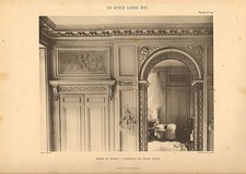 large print 1905 " le style louis xv1 " hotel de brissac - interior ( salon ) "
