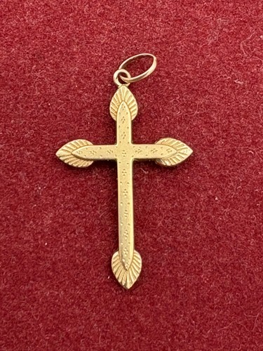 Pendentif croix ancienne - en, or