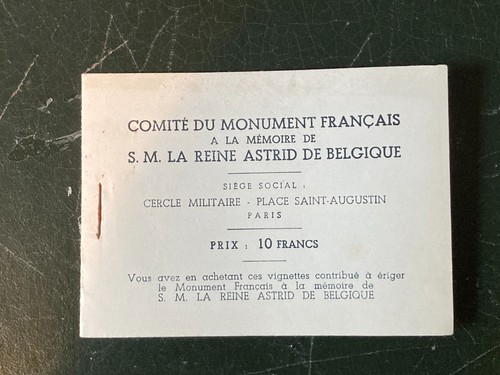 J407 belgique carnet de - -, 20