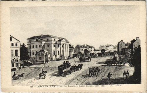 Cpa ancien paris - cpa, barriere