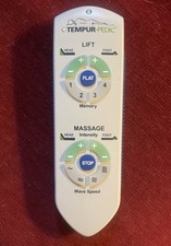 Tempur-Pedic TEMPUR Advanced Ergo System Wireless Remote Control RC-WM-101 OEM