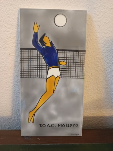 Trophée sport volley ball - ball, en