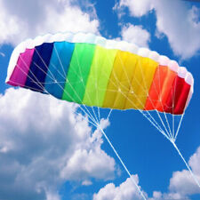 Easy Fly Stunt Kite 120cm Rainbow Paragliding Double Line Sport