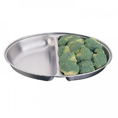Plat inox légumes - légumes, ovale