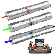 1 Stylo Pointeur Laser Vert/Violet/Rouge + Batterie 18650 + Chargeur