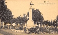 Belgium - ARLON (Lux.) Monument to French Soldiers Buried in Cemetery