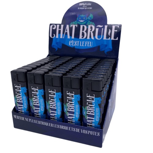 Briquet chat brule boite de - chat,