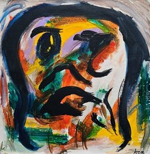 Peinture à l'huile abstraite