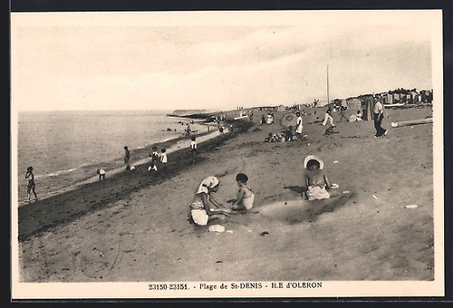 Cpa saint denis plage - cpa, saint-denis,