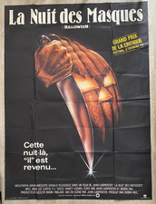 AFFICHE CINEMA - HALLOWEEN / LA NUIT DES MASQUES - 160/120 - ORINALE 1978
