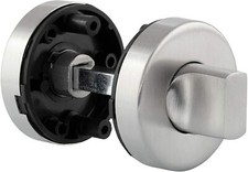 Inox Rosette de Porte Rond Wc Cache Wc-Rosette Ouverture Wc-Verriegelung Argent